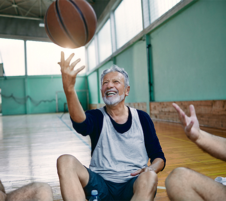 man exercising